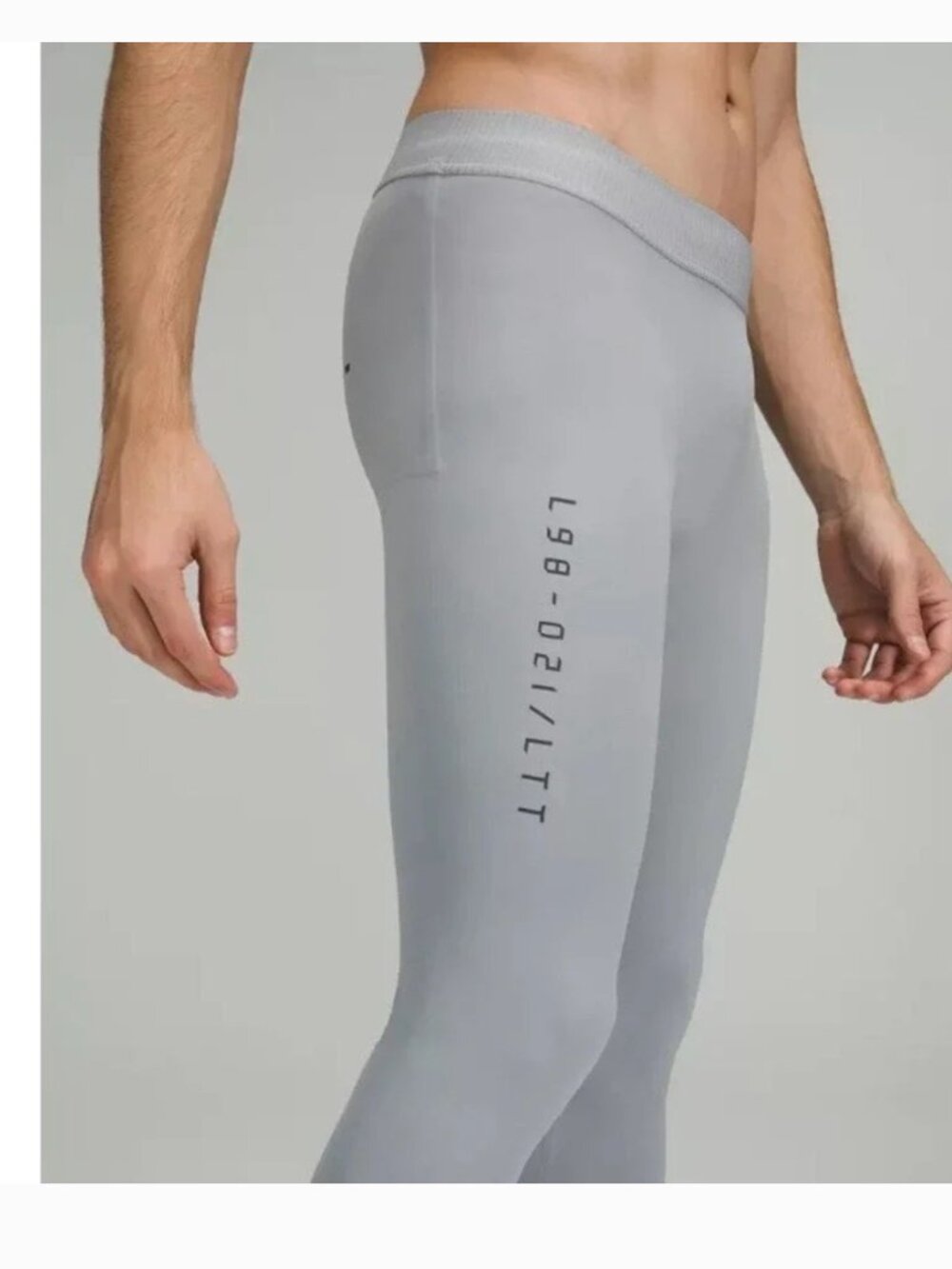 LULULEMON NEW Men's License to Train Tight 21" Gray Pants size medium